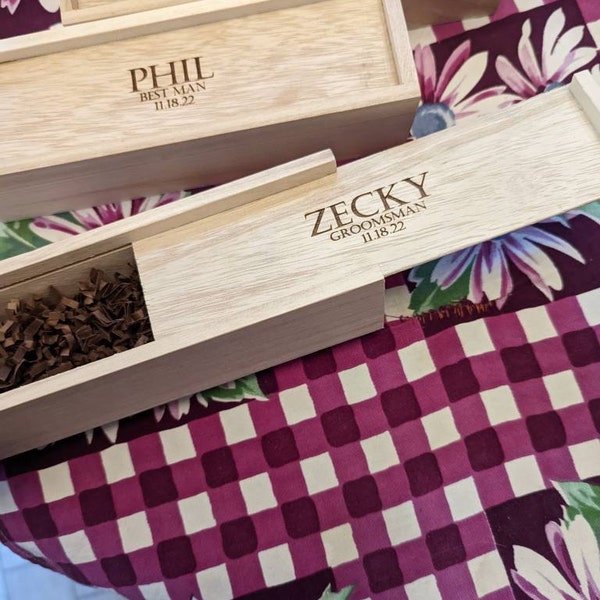 Personalised Engraved Flask - PU Leather Hip Flask Groomsmen Gift Birthday - Foto 11