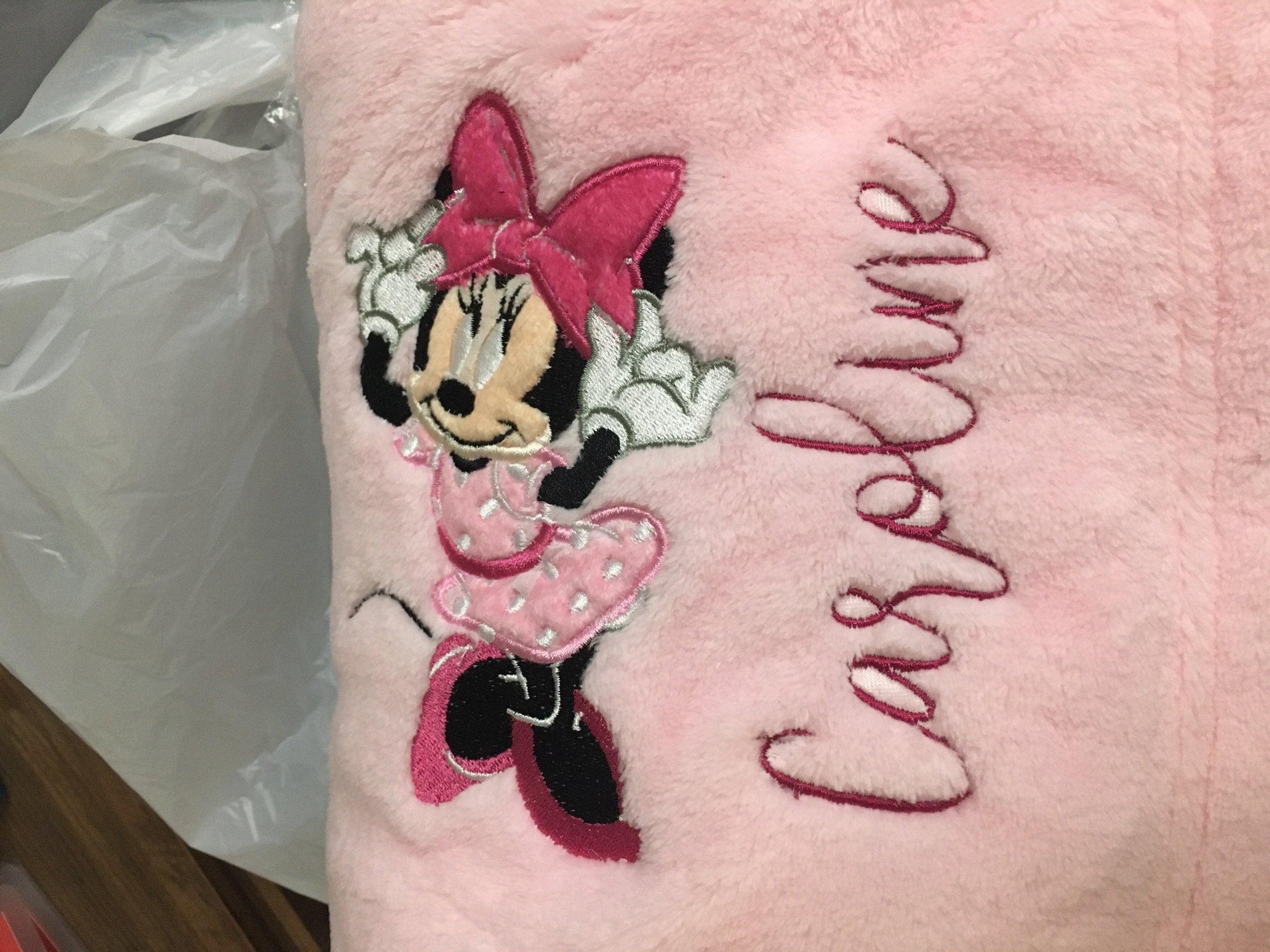Customer photo for Diana - Embroidery font