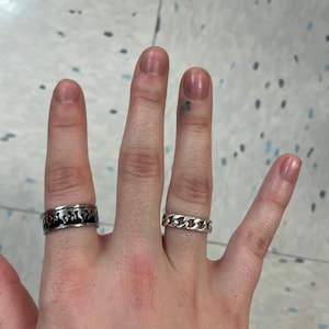 Sterling Silver Triple Interlocked Ring Multi Band Rings | Etsy