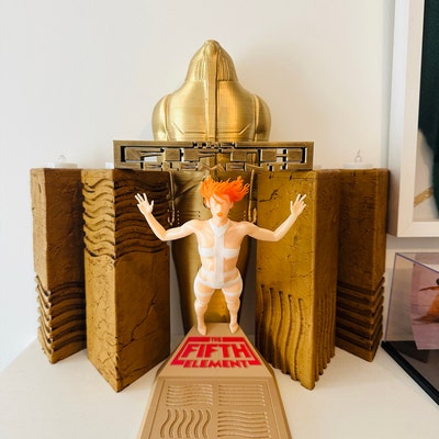 The Fifth / 5th Element Stones & Statue Movie Prop With LED Candle ...