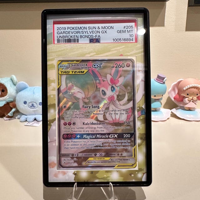 Gardevoir Sylveon GX Alternate Art Custom Pokemon Graded Display