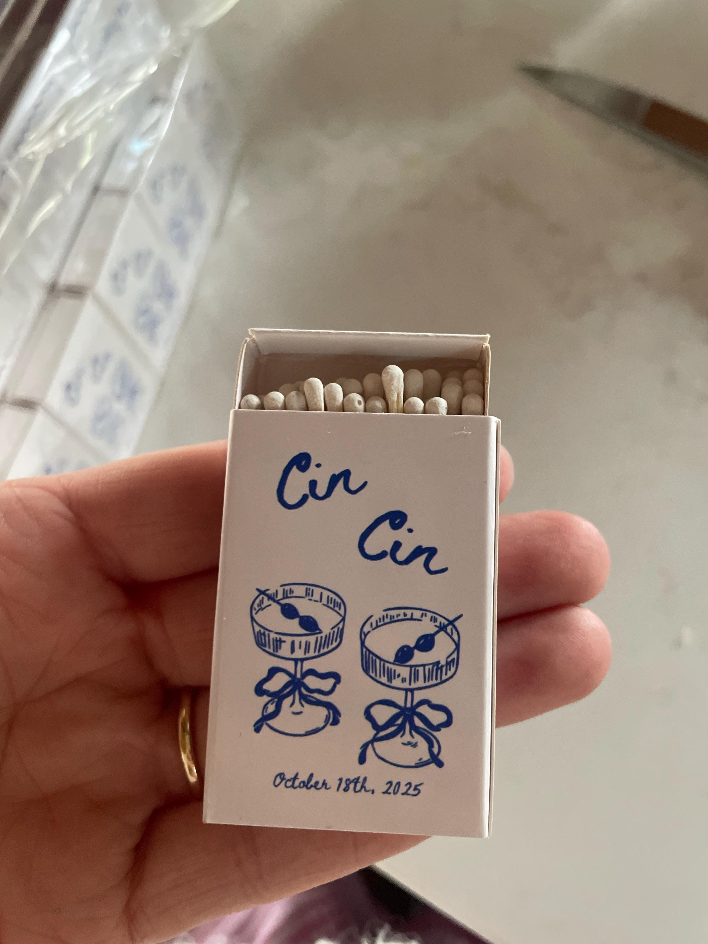 Custom matchboxes / Custom matchbook art  / Sketch / Custom matches / Custom match boxes / Bulk wedding favors / Wedding souvenirs