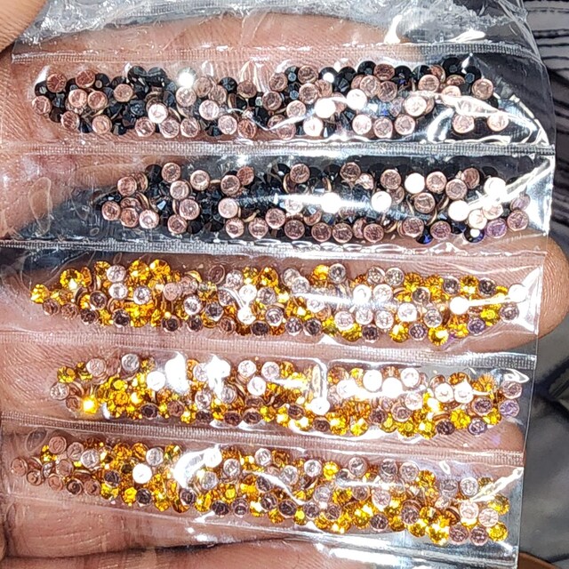 Swarovski Crystal 2000, 2028, 2038, 2078 Sunflower Hotfix and No