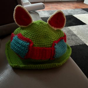 ティーモのヘルメット編み図 PDF リーグ・オブ・レジェンド コスプレ