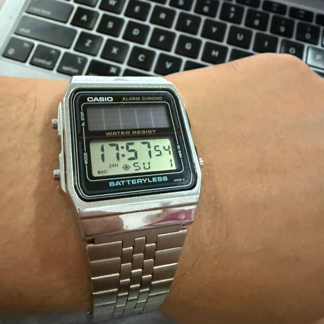 CASIO 　AL180 バッテリーレス　日本製 CASIO AL180 バッテリーレス日本製