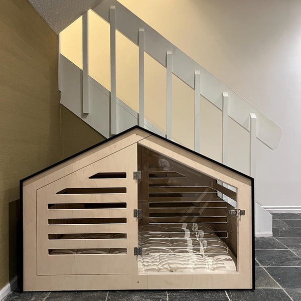Picture of Modern Design Dog Crate With Acrylic Door Venlo. Dog House/dog Bed/dog ...