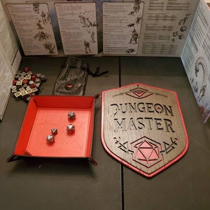 DUNGEON MASTER Sign, Medieval Fantasy Home Decor, D&D Gifts, Role Play ...