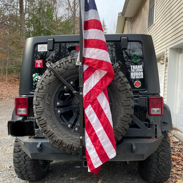 The double Threat Extra Jeep Flagpole Add on Kit to Be Shipped via UPS 