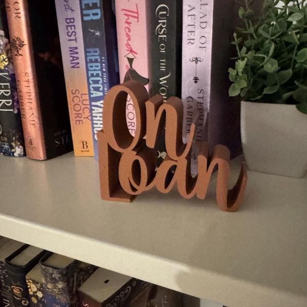 CUSTOM Fancy Library Genre Signs 3d Printed Personalized Category Label ...