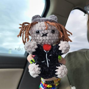 Mikey Teddy Bear - Alternative Band Inspired Crochet Bear - Etsy