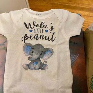 Download Grandma S Little Peanut Onesie Cute Baby Onesie Little Etsy