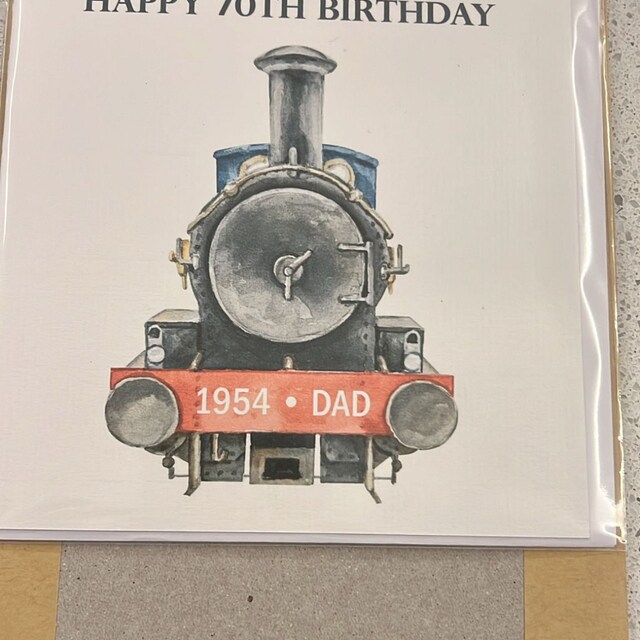 FAVOLOSO e raro biglietto d'auguri vintage con design di