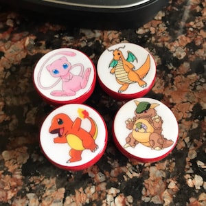 POKEMON GO KNOBS Handmade Drawer Pull Kids Room Decor Boys Girls Four