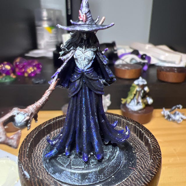 Dnd | Pathfinder | TTRPG Female Human Witch | Warlock | Wizard