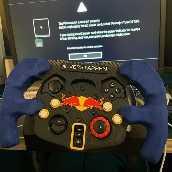 Logitech G920 Add Logitech G29 G923 G920 F1 Add on Steering Wheel 3D Printed Personalized ...
