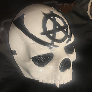 テックN9neスカルマスク - ゴシックレジンマスク、ハロウィン