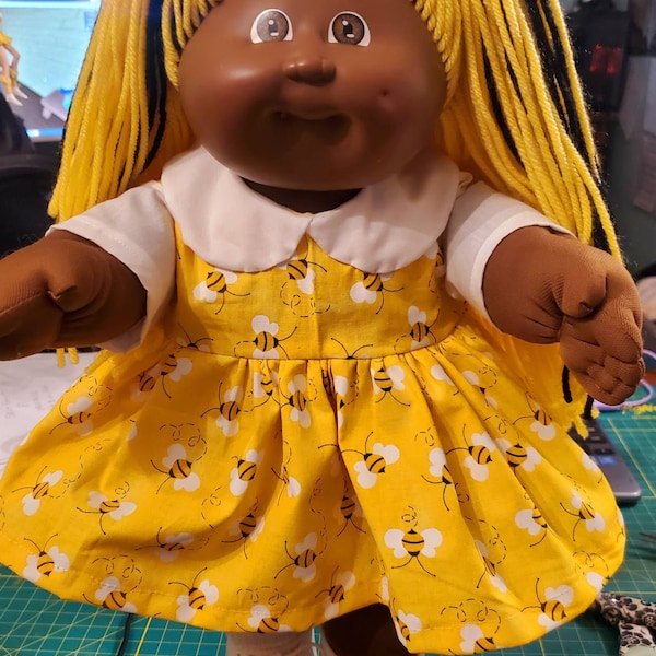 Cabbage Patch Kids Doll Clothes Sewing Pattern PDF, Retro Doll Clothes ...