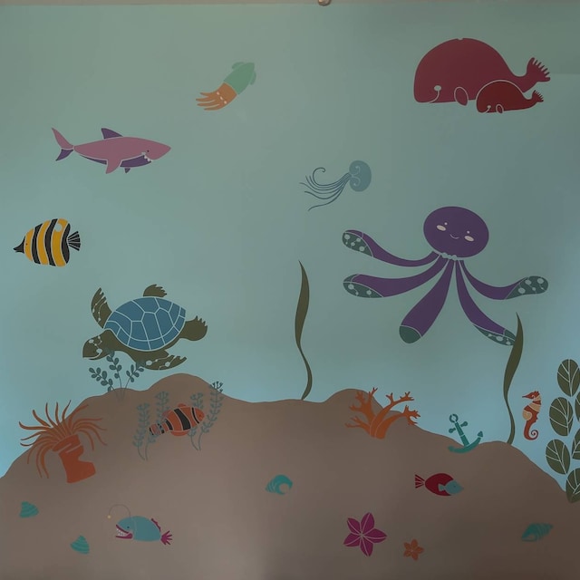 Under the Sea Mural Stencil Kit – My Wonderful Walls
