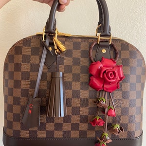 Mcraft® Handmade Vachetta Leather Tassel Purse Charm Bag 