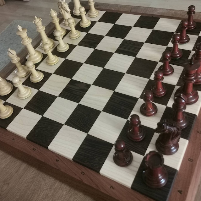 Wooden Chess Board Only Solid Rosewood Wenge Chestnut 