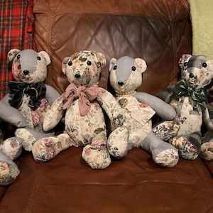 Simplicity A2115 Pattern Memory Bear Pattern Plush Sewing Pattern