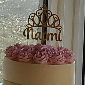 Nimporte Quel Nom Princesse De Gateau Bebe Fille De Gateau Etsy