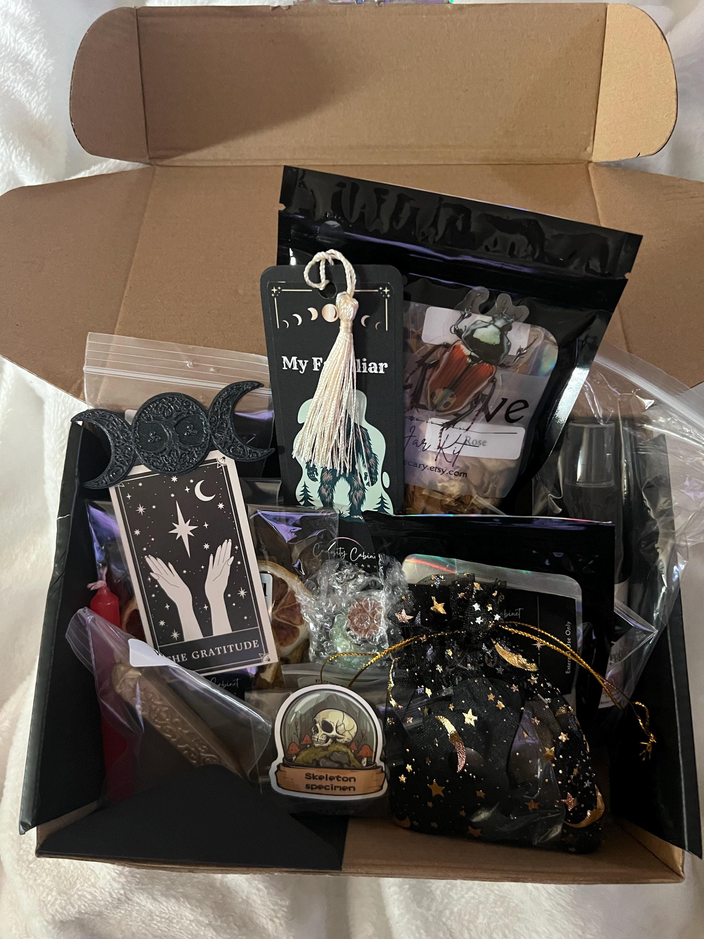 Large Witchcraft Mystery Box Gift Set - Surprise Witchcraft DIY Occult - Blind Date with a Witch - Witchy Gifts - Boo Basket