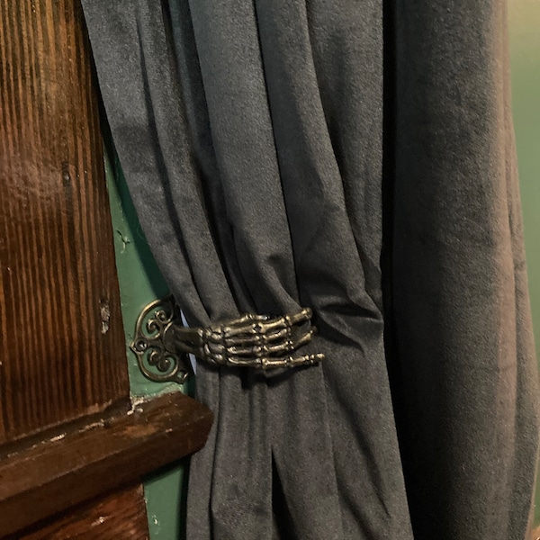 Skeleton Hand Coat Rack Bronze Skeleton Hand Wall Hook: Gothic Coat Rack, Jewelry Holder - Etsy
