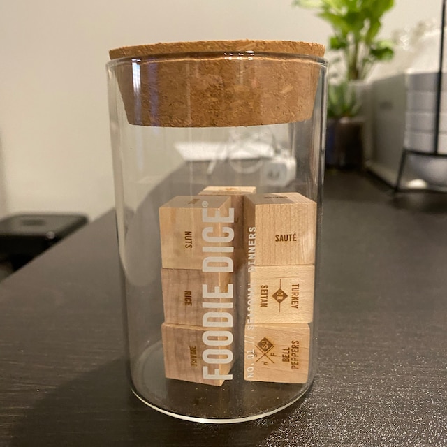 Foodie Dice® Seasonal Dinners Tumbler // Laser Engraved Wood Dice for  Cooking Ideas // Cooking Gift, Foodie Gift, Xmas Gift, Hostess Gift 