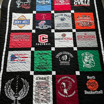 Custom Double Sided Tshirt Quilt With Free Shipping deposit - Etsy