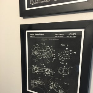 Video Game Patent Poster, Video Game Wall Art, Video Game Poster, Boys ...