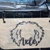 Photo inspiration: Gallery Detail: Dog Ears Outline Crate Name Tag Wooden Dog Sign Personalized