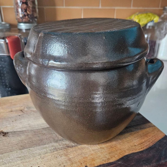 韓国の手作りオンギ瓶：キムチ、コチュジャン用発酵壺 - Etsy 日本