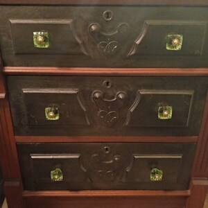 Satz von 6 Schrank Knöpfe weiß und Goldene Premium Schublade | Etsy