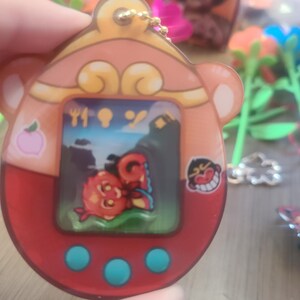 LMK Tamagotchi Keychain Shaker | Monkey King & Macaque - Etsy