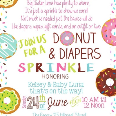 Baby Sprinkle Invitation, Twinkle Twinkle It's a Sprinkle, Baby Boy ...