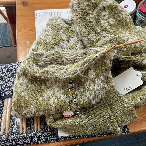 Kruhové jehlice Seeknit Koshitsu 80 cm / 4,5 mm - pletení