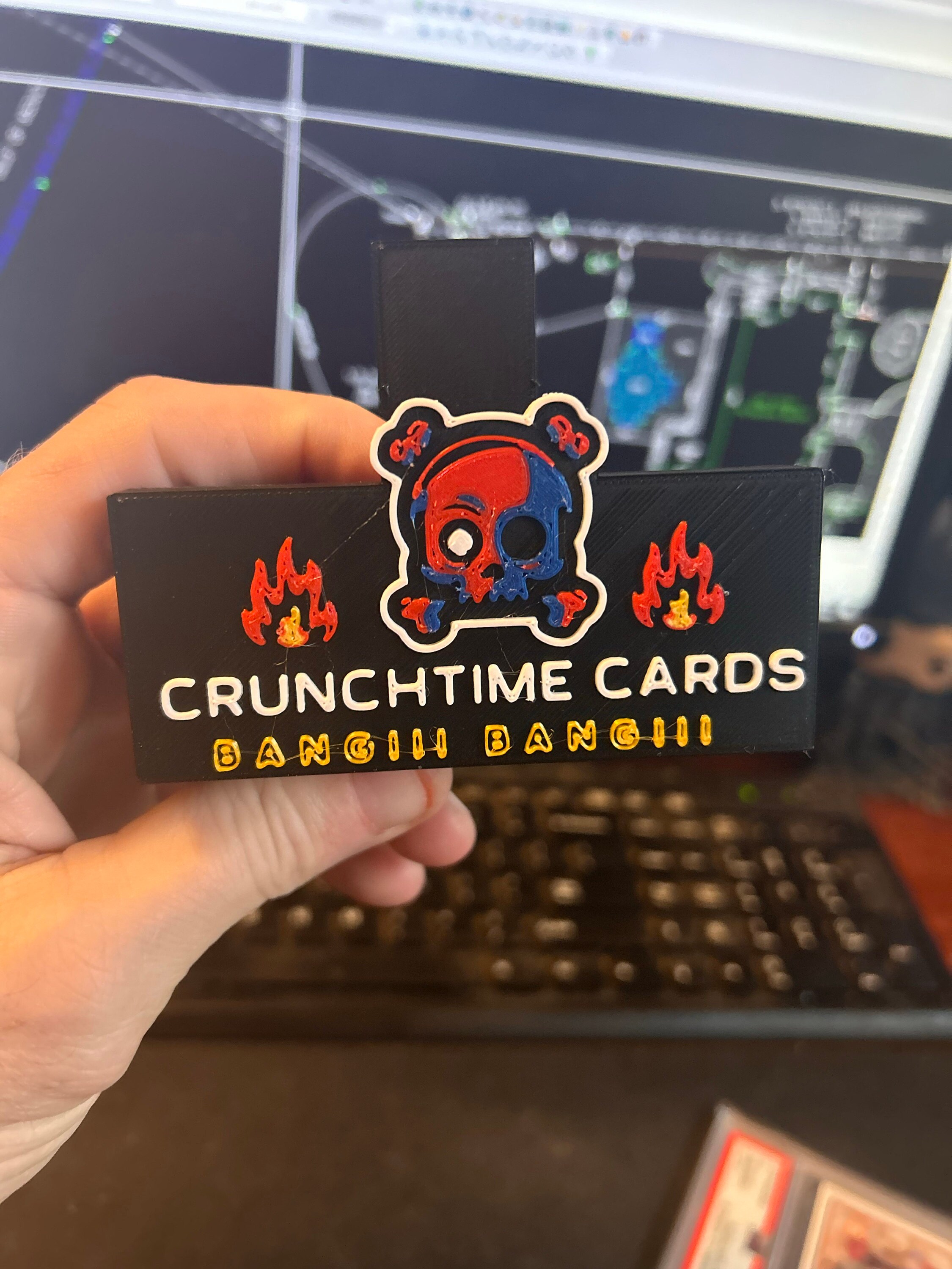 Custom Logo Trading Card Holder Personalized Display Stand Sports Cards for breakers and live stream sellers TCG 3D Printed