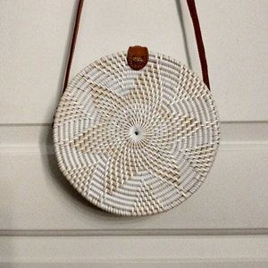 Rattan Bag (white) – Meliora – Ulu Bags