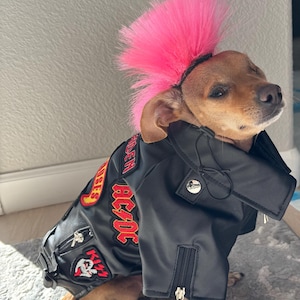 Peluca De Mohicana Rosa Y Negro De Bristol Novelty | Talla única Para Halloween Y Fiestas