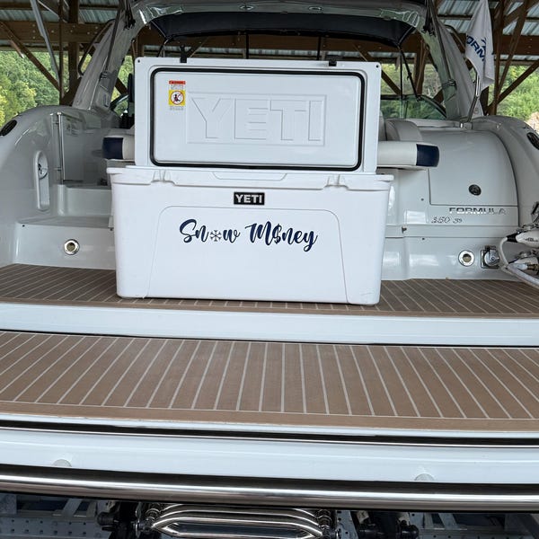 Cooler Box Decals - Custom Cooler Decals - Personalized Cooler Decals ...