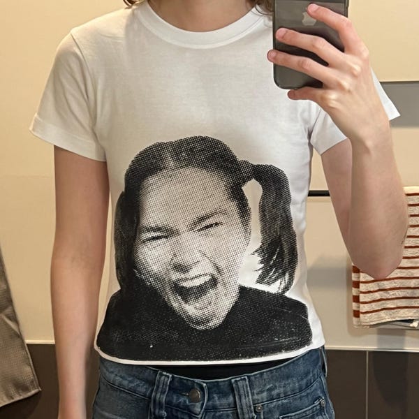 Gummo 1997 Harmony Korine Screen Printed Baby Tee W/out Embroidery *PLEASE READ MEASUREMENTS in Gummo 1997 Harmony Korine Screen Printed Baby Tee W/out Embroidery *PLEASE READ MEASUREMENTS in