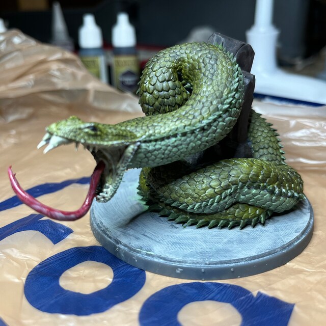 Serpente Gigante Cobra Miniature 3d Compatible With Dungeons -  Denmark