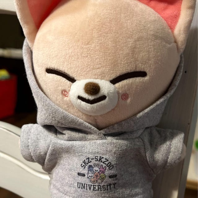 Skzoo 大学パーカーセット、Stray Kids ぬいぐるみ、Stray Kids