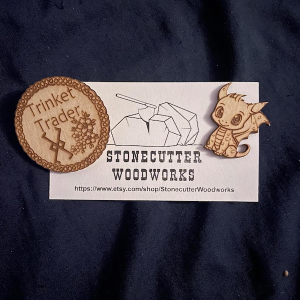 Trinket Trader Badge Pin - Etsy