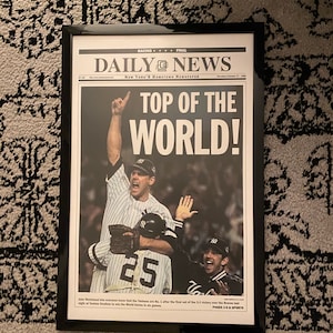 1996 NY Yankees World Series Framed Newspaper Cover Print -  Denmark