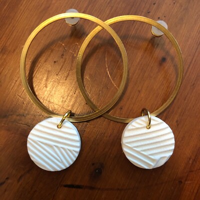 Brass Sun Rays Studs - Etsy