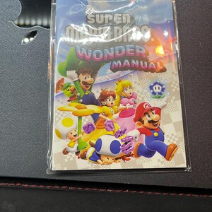 スーパーマリオブラザーズ ワンダーマニュアル - Etsy 日本