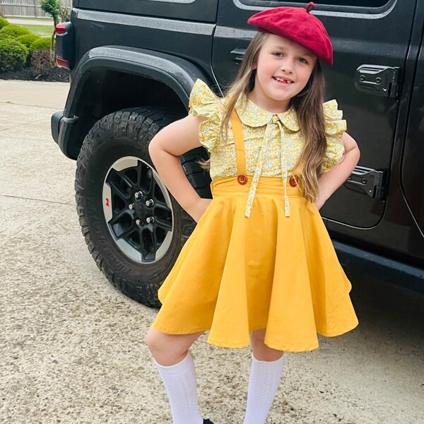 Robe De Fête Twirls And Twigs Fille 6 Ans - Bordeaux/Rouge Et Turquoise - Manches Longues