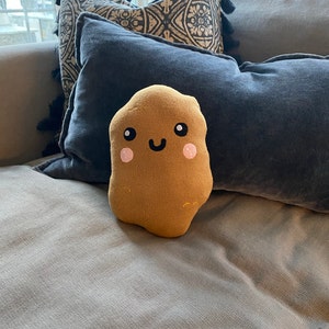 Chicken Nugget Plush Chicken Nugget Kawaii Plush Handmade Soft | Etsy